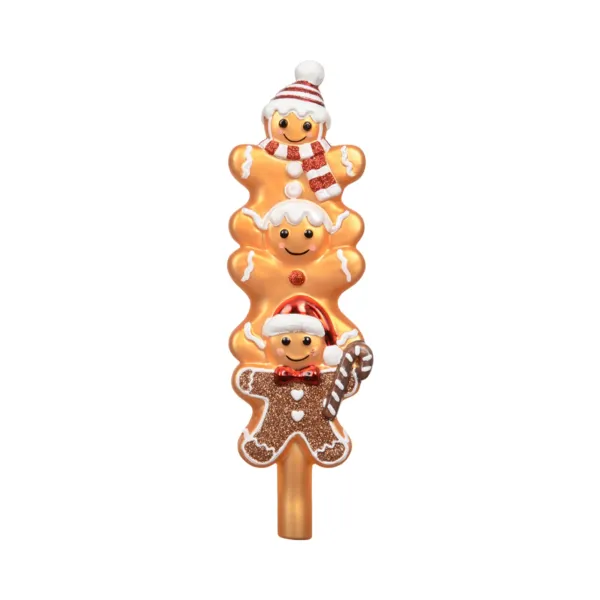 Cimiero per albero in vetro Mr Pan di Zenzero Caramello