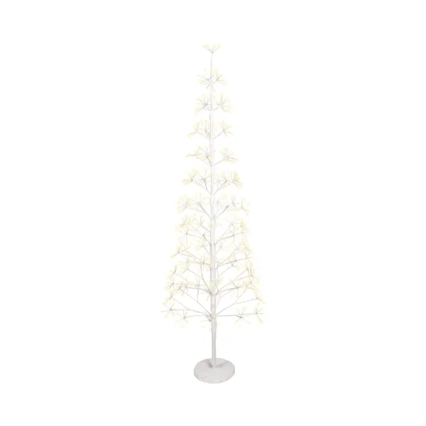 Albero luminoso 624 LED (H150 cm) Abete Polare Bianco caldo