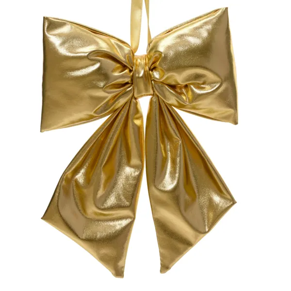 Fiocco natalizio (H14 cm) Las Vegas Oro lucido