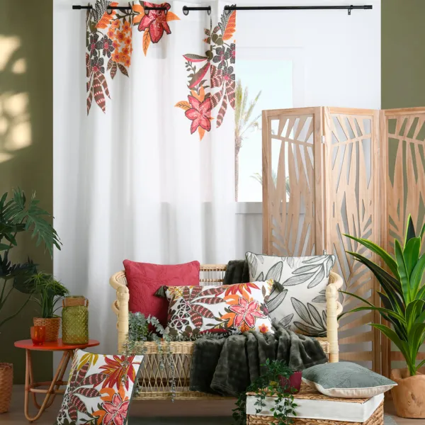 Rideau coton (140 x 260 cm) Tenali Multicolore