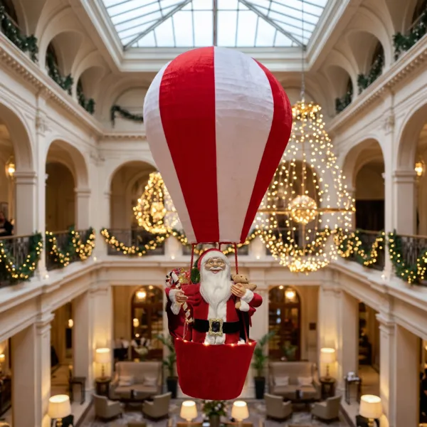 Pap� Noel Ballon Alto 150 cm