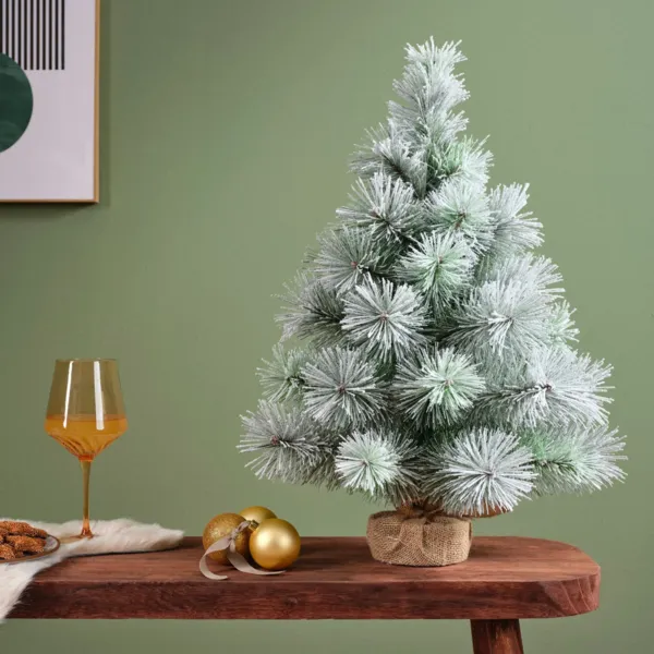 Sapin artificiel de table (H60 cm) Vancouver Vert enneig�