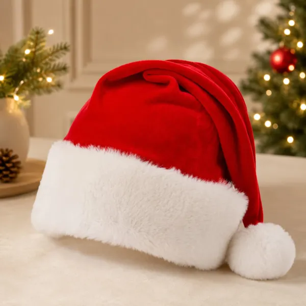 Cappello di Babbo Natale per adulti Prestige Rosso e bianco