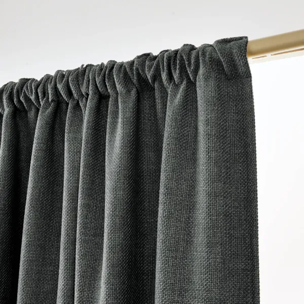 Tenda semi-oscurante termica passanti nascosti (280 x 240 cm) Alba Grigio antracite