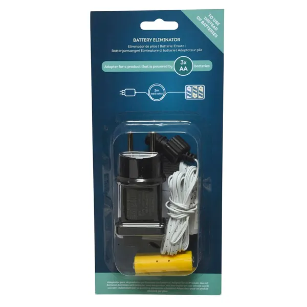 Adattatore di rete universale per pile 3 x AA