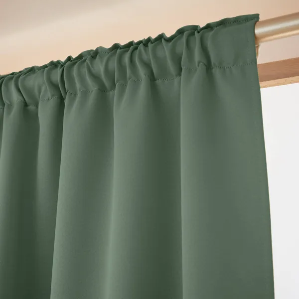 Tenda semi-oscurante termica passanti nascosti (280 x 240 cm) Nocta Verde rosmarino