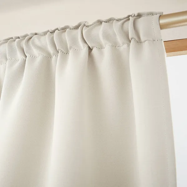 Tenda semi-oscurante termica con passanti nascosti (280 x 240 cm) Nocta Beige