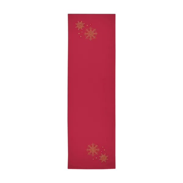 Runner da tavolo in cotone Natale (150 cm) Clark Rosso