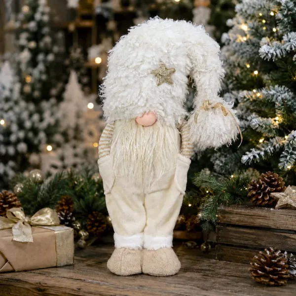 Folletto di Natale (H62 cm) Golmart lo scandinavo Crema