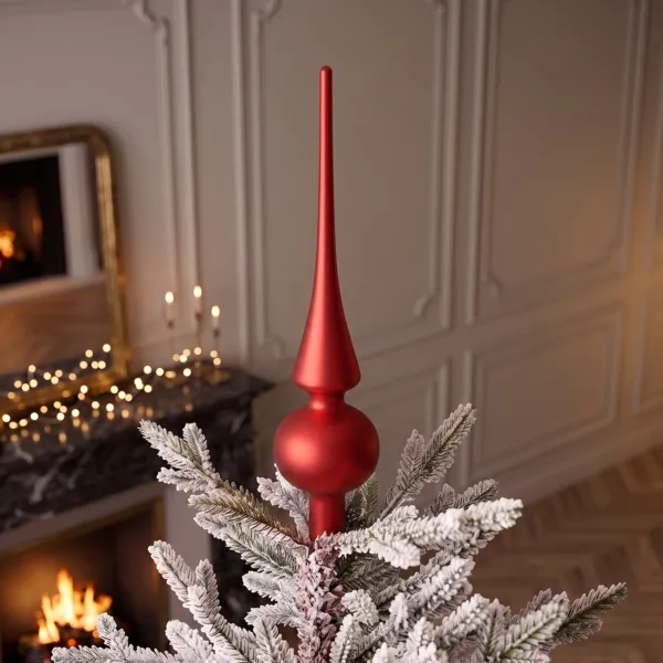 Remate para �rbol de Navidad Boreal Rojo