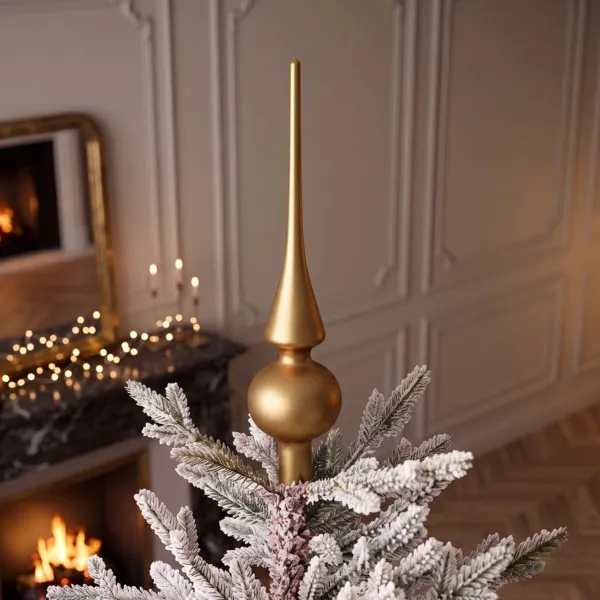 Remate para �rbol de Navidad de vidrio Boreal Albaricoque