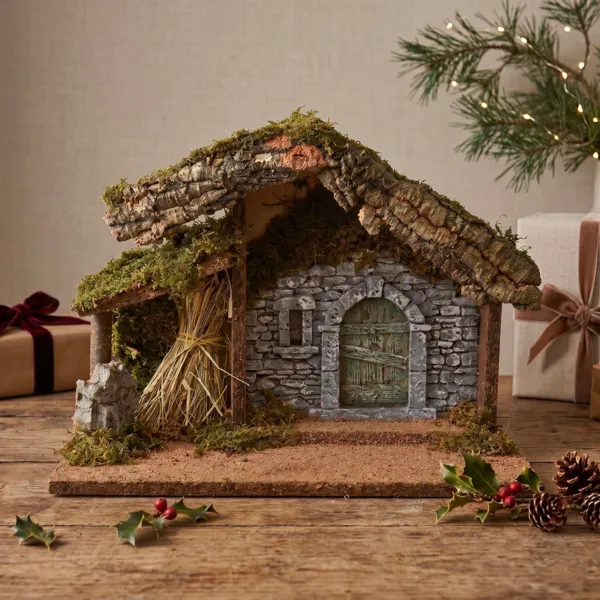 Presepe luminoso vuoto (H27 cm) Santo Edoardo