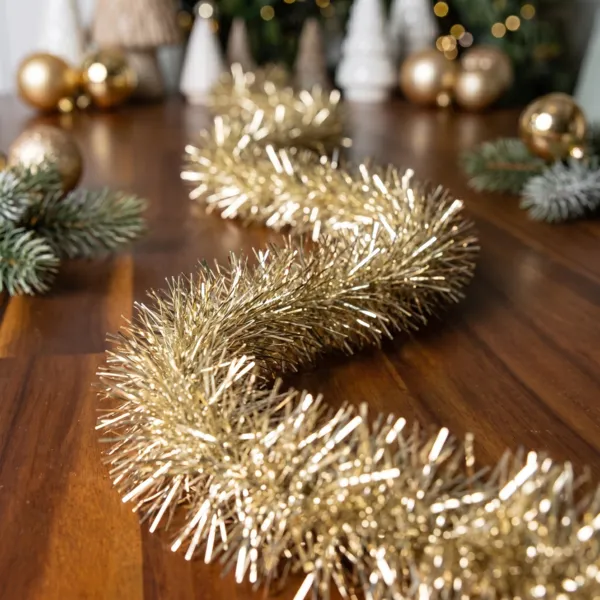 Kerstslinger (D10 cm) Luxe Alpine Goud