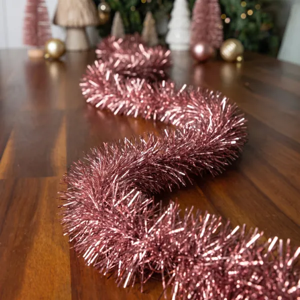 Kerstslinger (D10 cm) Alpine XL Oudroze
