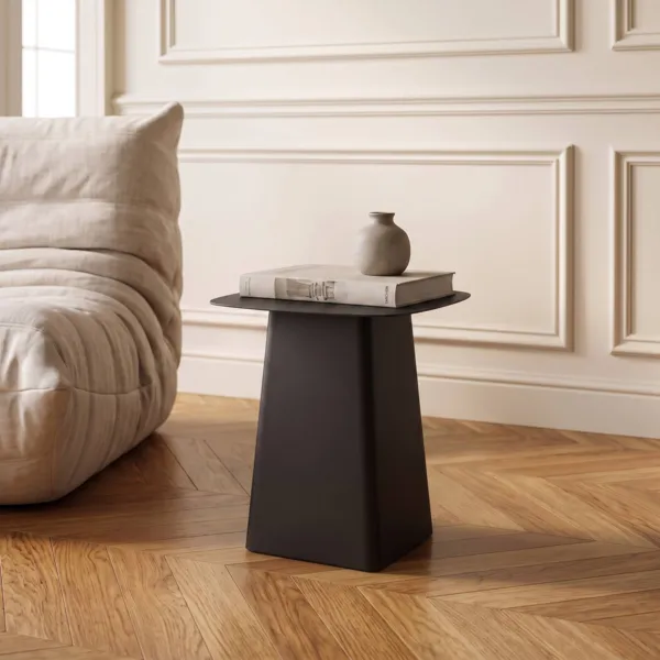 Metall-Couchtisch (H50 cm) Tecta Schwarz