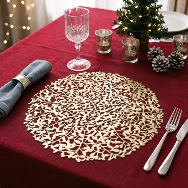 Set de table Christmas chic Or