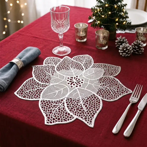 Set de table Fleur Argent