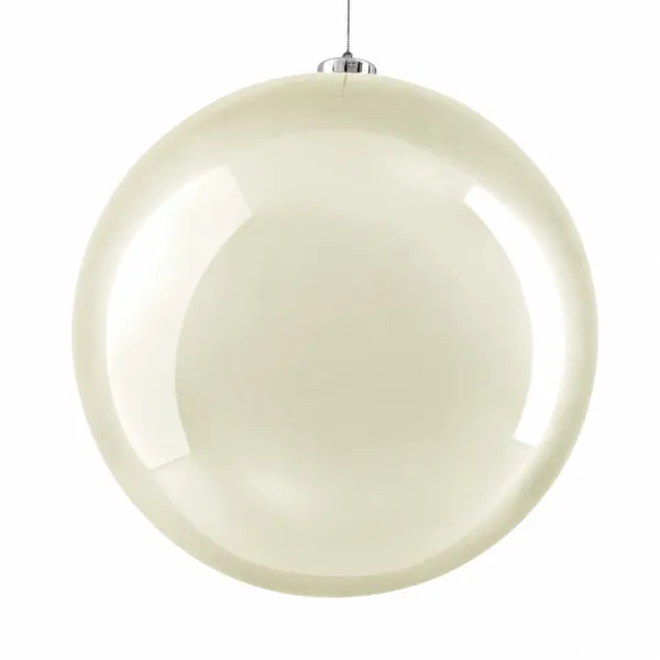 Boule de No�l (D140 mm) Alpine Perle