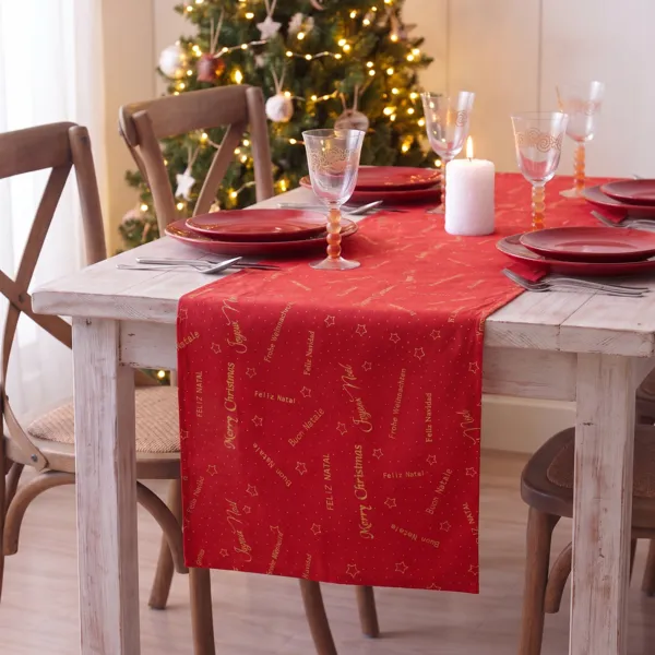 Runner da tavola Message Rosso