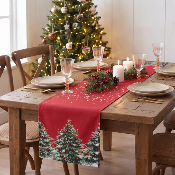 Chemin de table de no�l (50 x 150 cm) Christmas Multicolore