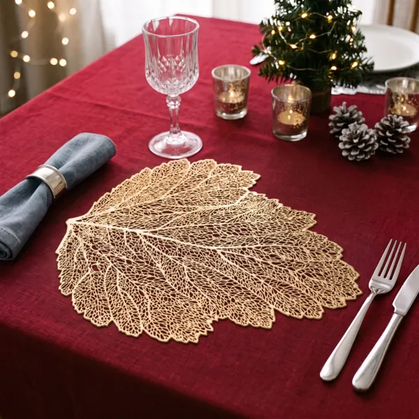 Set de table Feuille Or