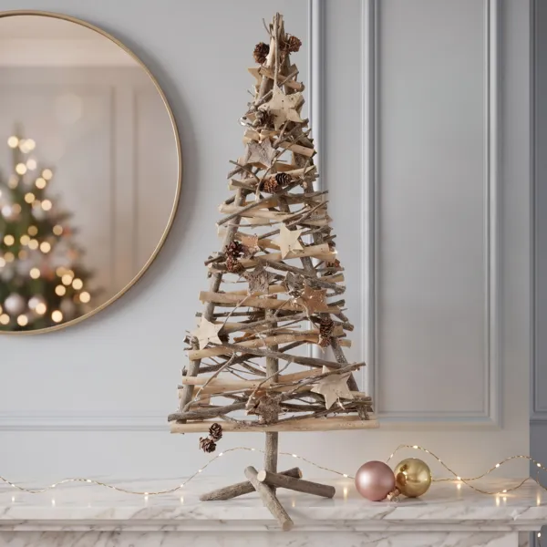 Deko-Tanne aus Holz Coleen H57 cm - Weihnachtsdeko