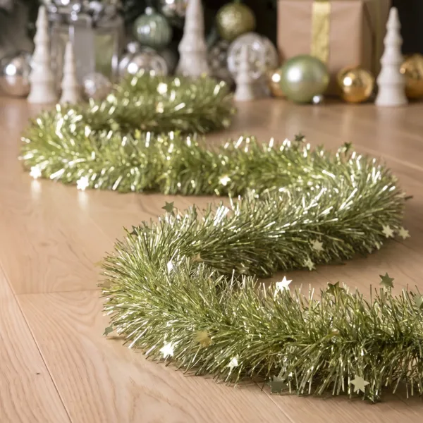 Guirnalda de Navidad (D9 cm) �toil�e Alpine Pistacho