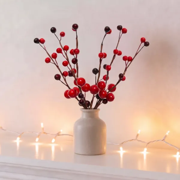 S�t af 3 b�r grene (8 cm) Billa R�d