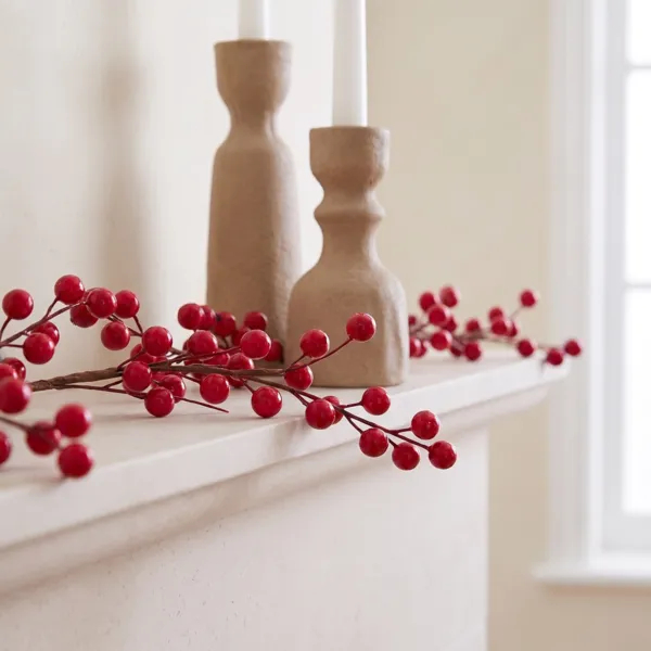 Guirnalda decorada C�l�nia Rojo