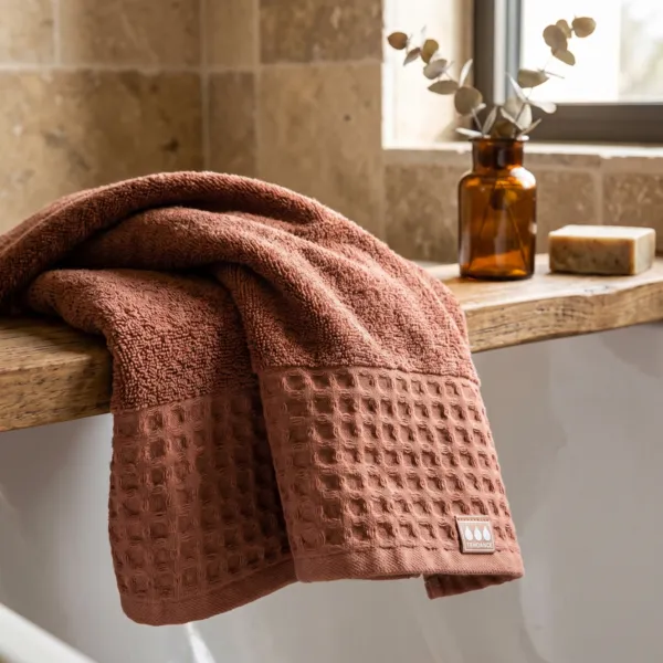 Asciugamano da bagno cotone (90 x 150 cm) Season color Ambra