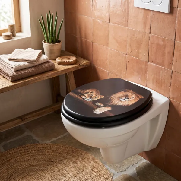Abattant WC 18 pouces Africa Noir