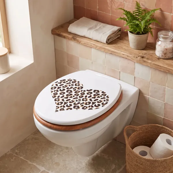 Toiletbril van 18 inch Serengeti Zwart Hout