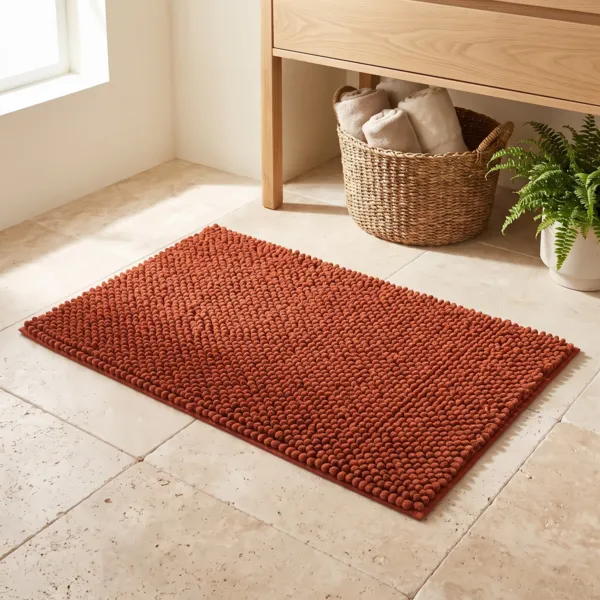 Alfombra de ba�o de microfibra (50 x 80 cm) Bolas de Cobre