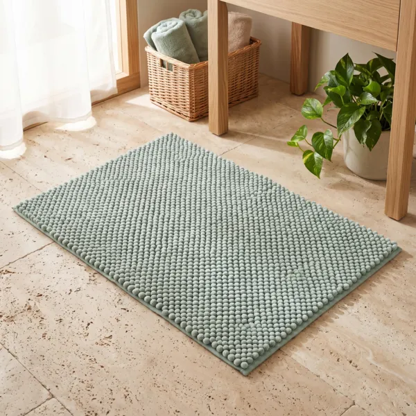 Badteppich Mikrofaser (50 x 80 cm) Boules Eukalyptusgr�n