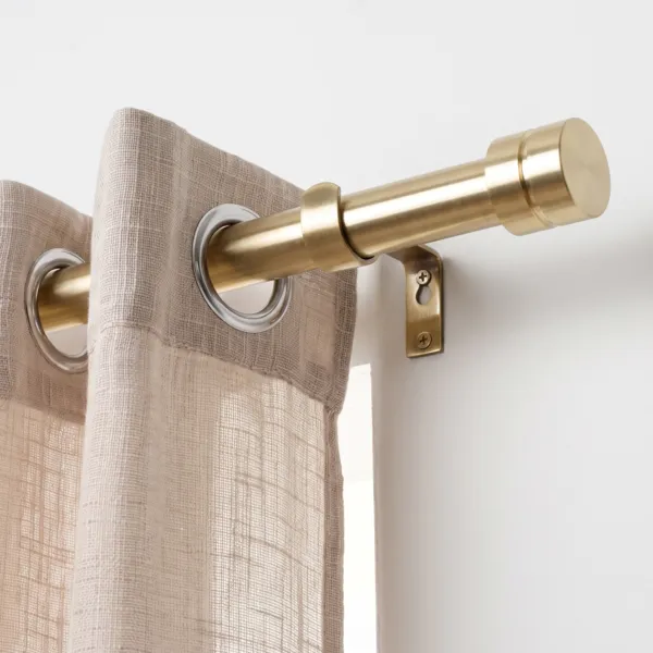 Kit de barra extensible (L120 - L210 cm / D28 mm) Cesene Oro