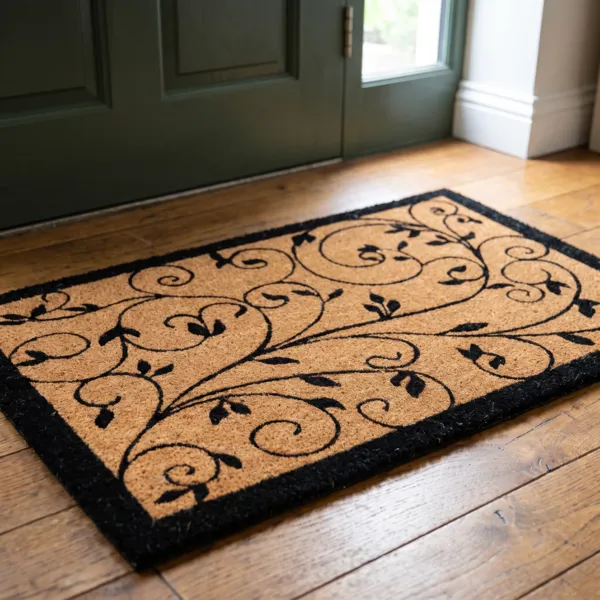 Tappeto di cocco (45 x 75 cm) Chambord Nero