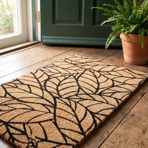 Felpudo en Coco (45 x 75 cm) Jungle Negro