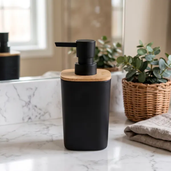 Dispensador de jab�n Evy Negro