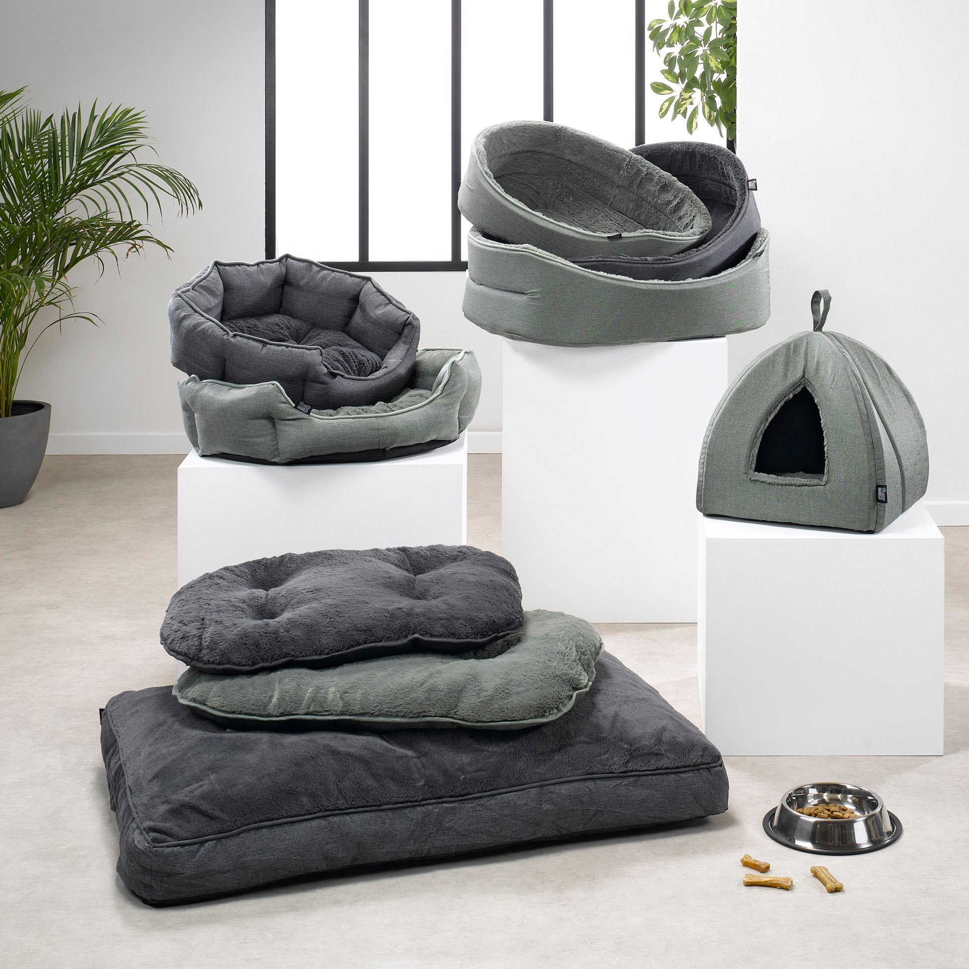 Panier Pour Chat En Corde De Coton – Rond Avec Tapis – Pour Chaton, Chiot, Lapin – Déco Et Confort