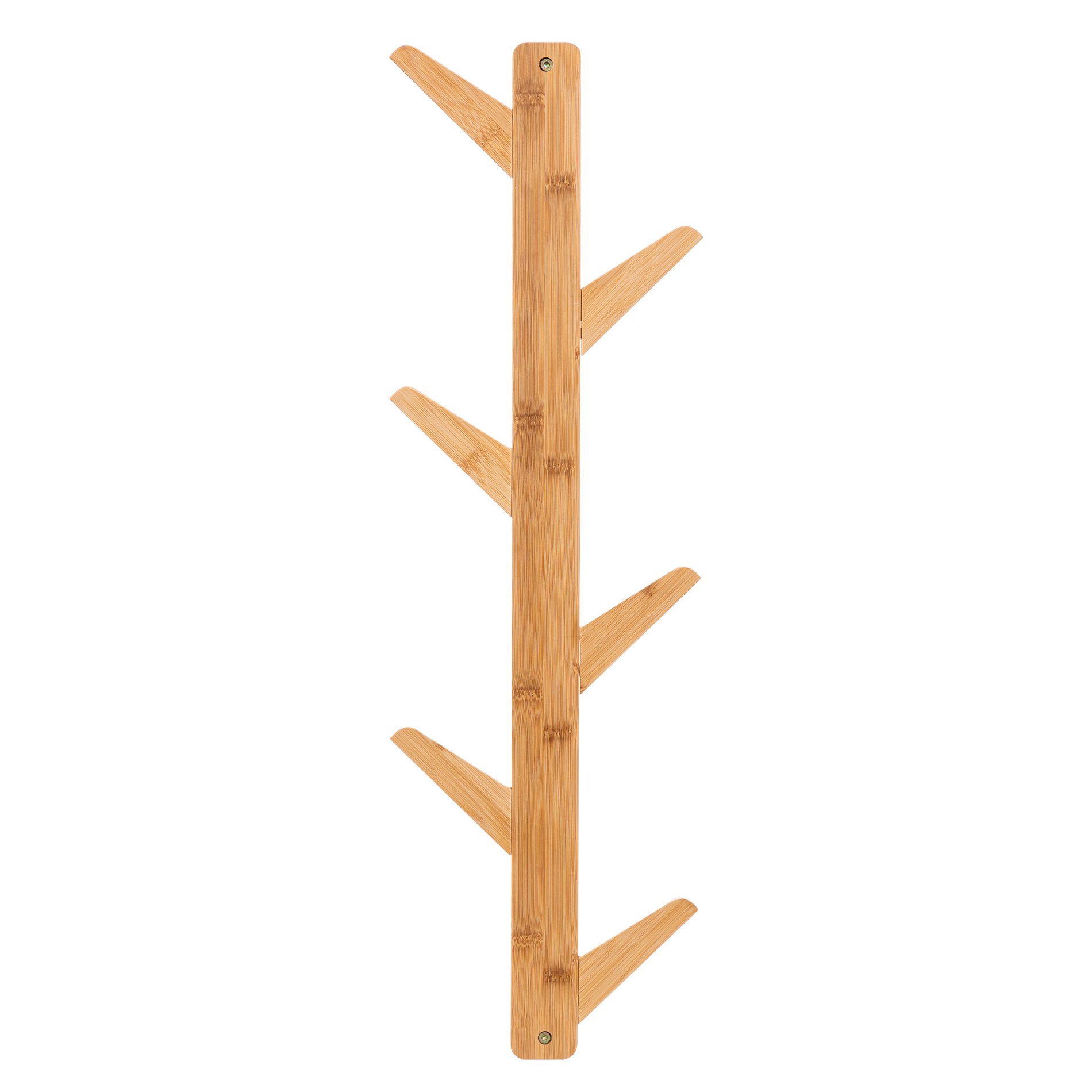 Perchero de pie de madera de bambú 175cm