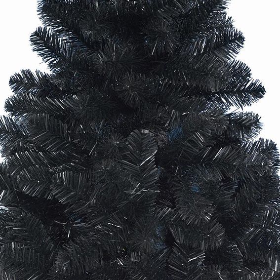 Sapin de Noël artificiel avec support noir 210 c…