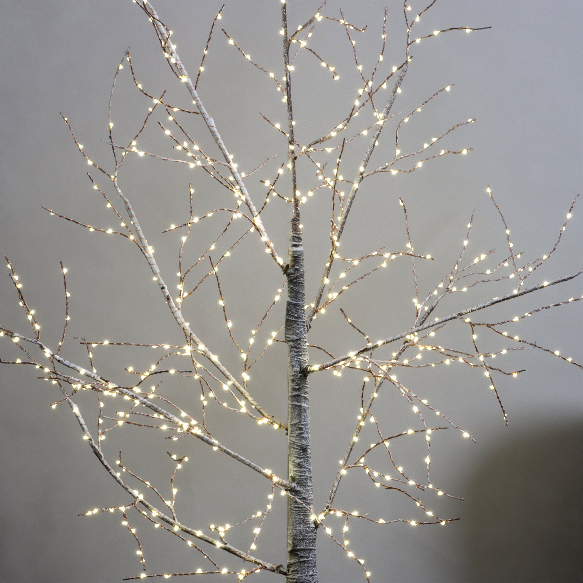 NEWNEN LED Baum Lichter, Baum Lampe Verstellbare Äste, Birke