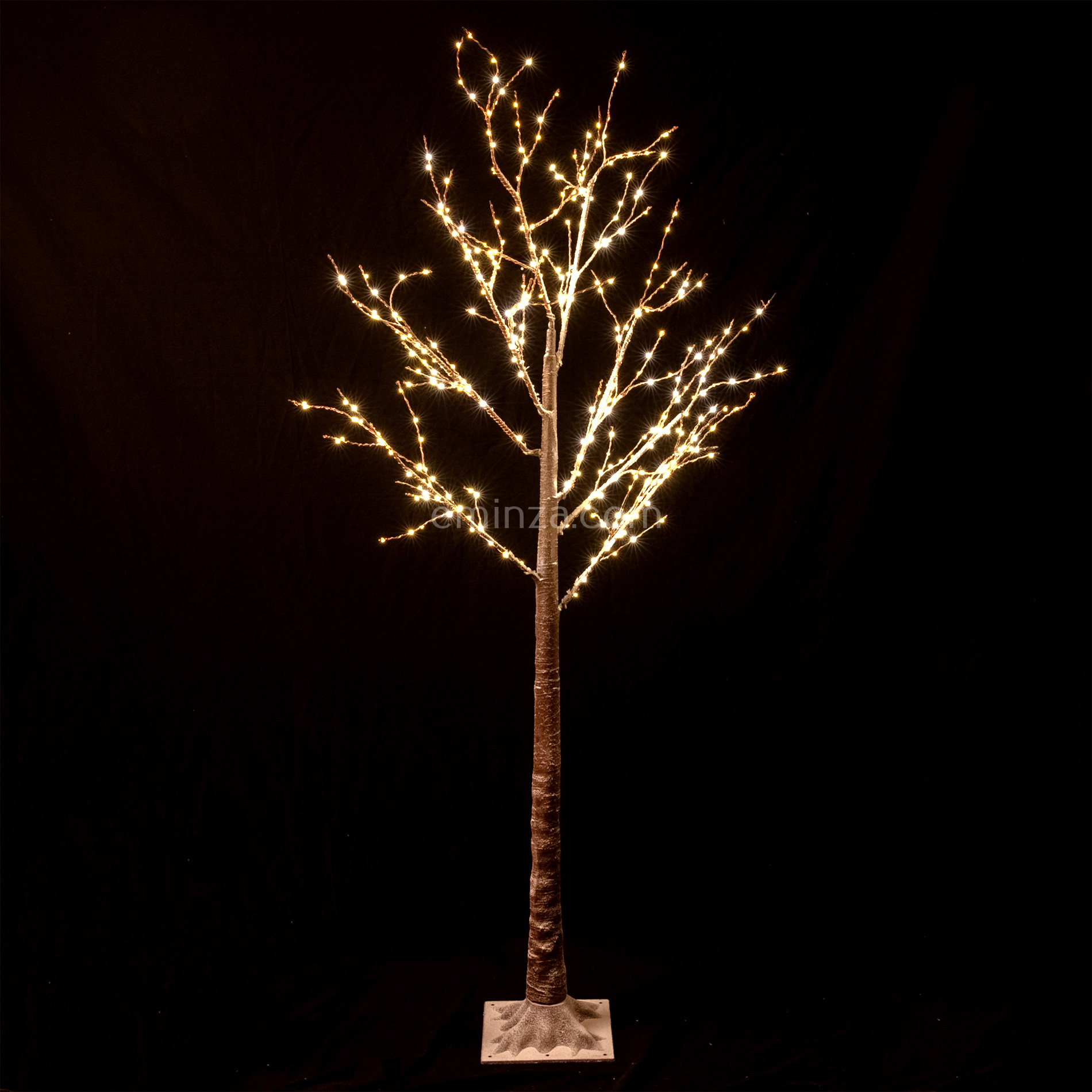 Sapin hélice lumineux Spiralis Noir H180 cm Blanc chaud - Sapin et arbre  artificiel - Eminza