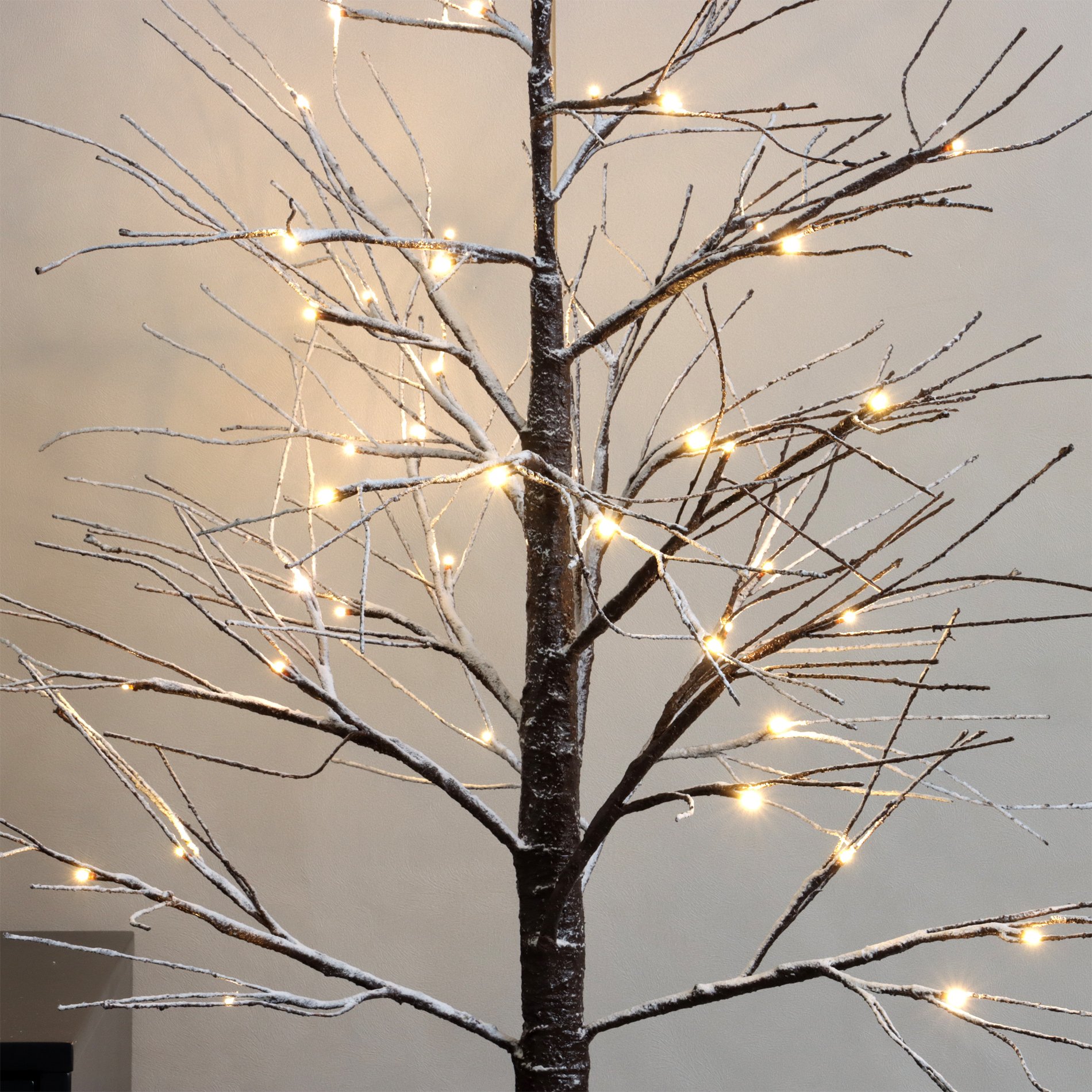LED Baum Lumineo weiß Lichtfarbe warmweiß H 125 cm