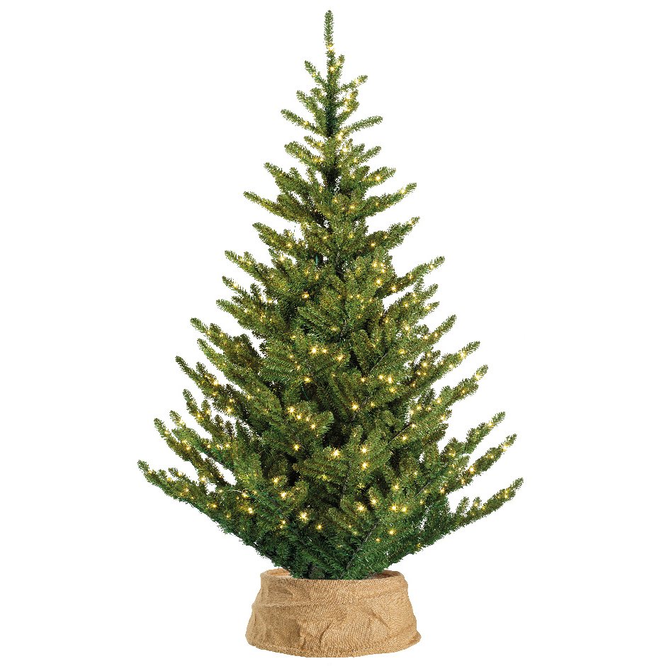 Cache Pied De Sapin De Noël - Diamètre 56 Cm, Design Jacinthe - Feeric Lights & Christmas - Pour Stabiliser Et Décorer