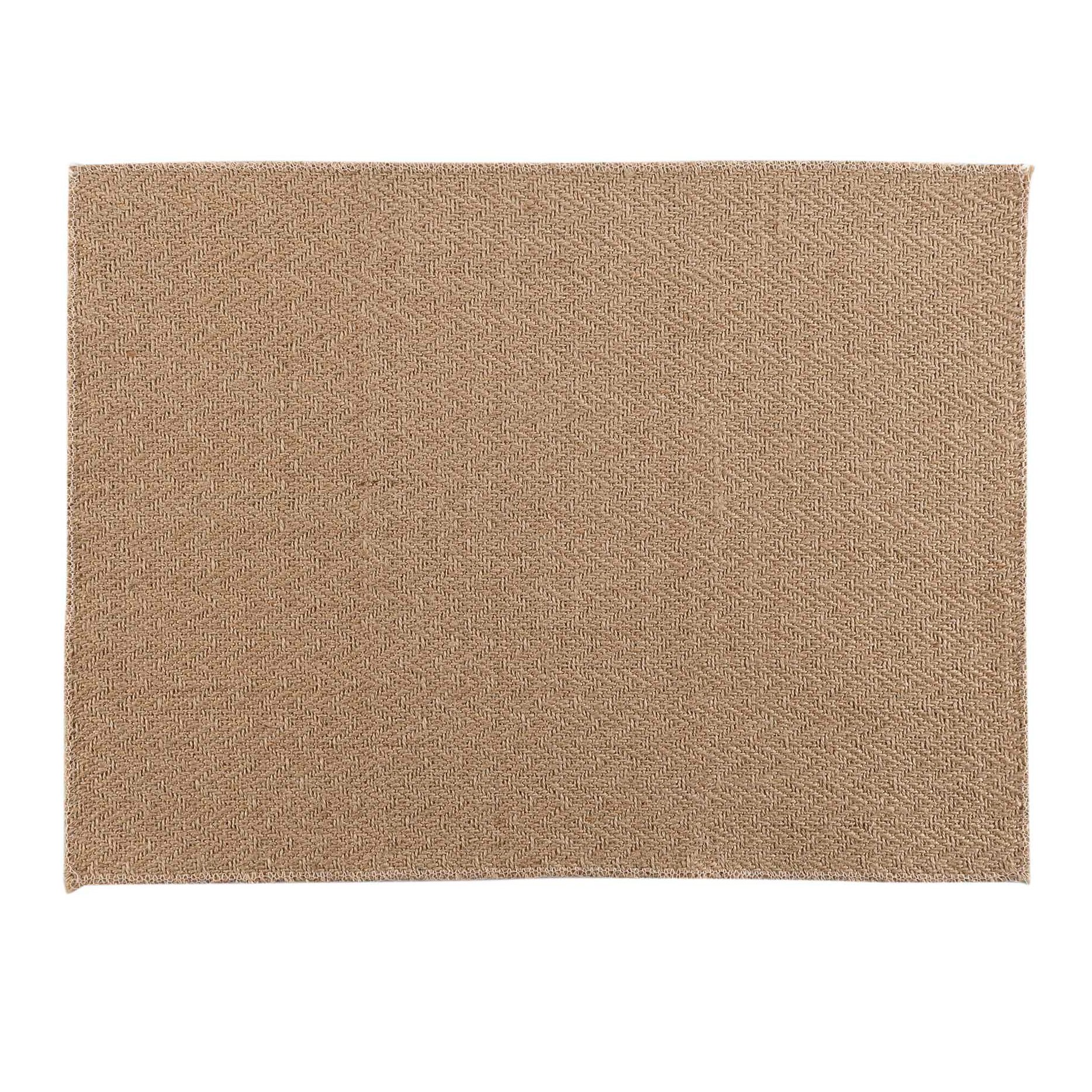 Premier Housewares Set Di 2 Tovagliette In Feltro Avorio Con Disegno Rosa, 25x25 Cm