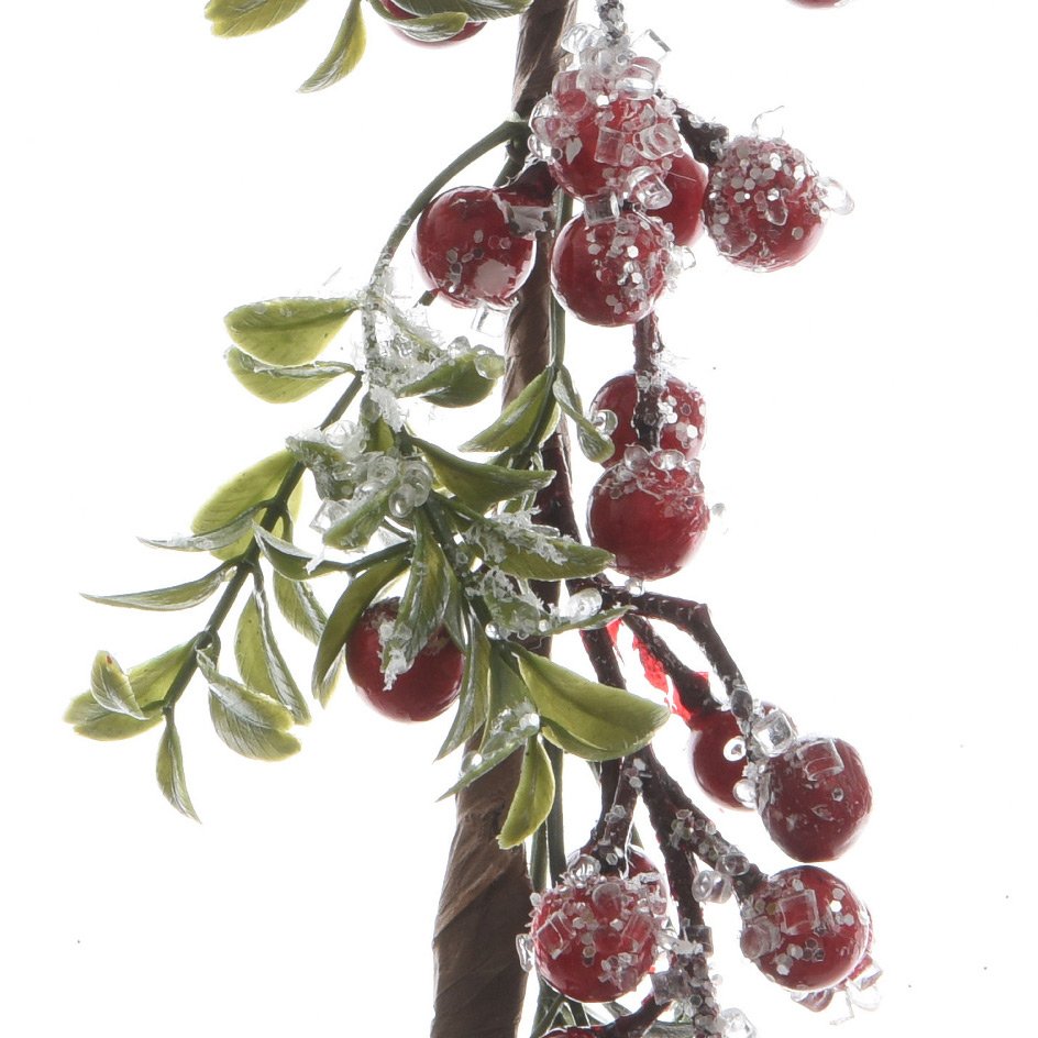 12 Branches De Sapin Artificiel Avec Baies Rouges Et Cônes - Déco Noël Réaliste Pour Couronnes, Guirlandes, Centre De Table