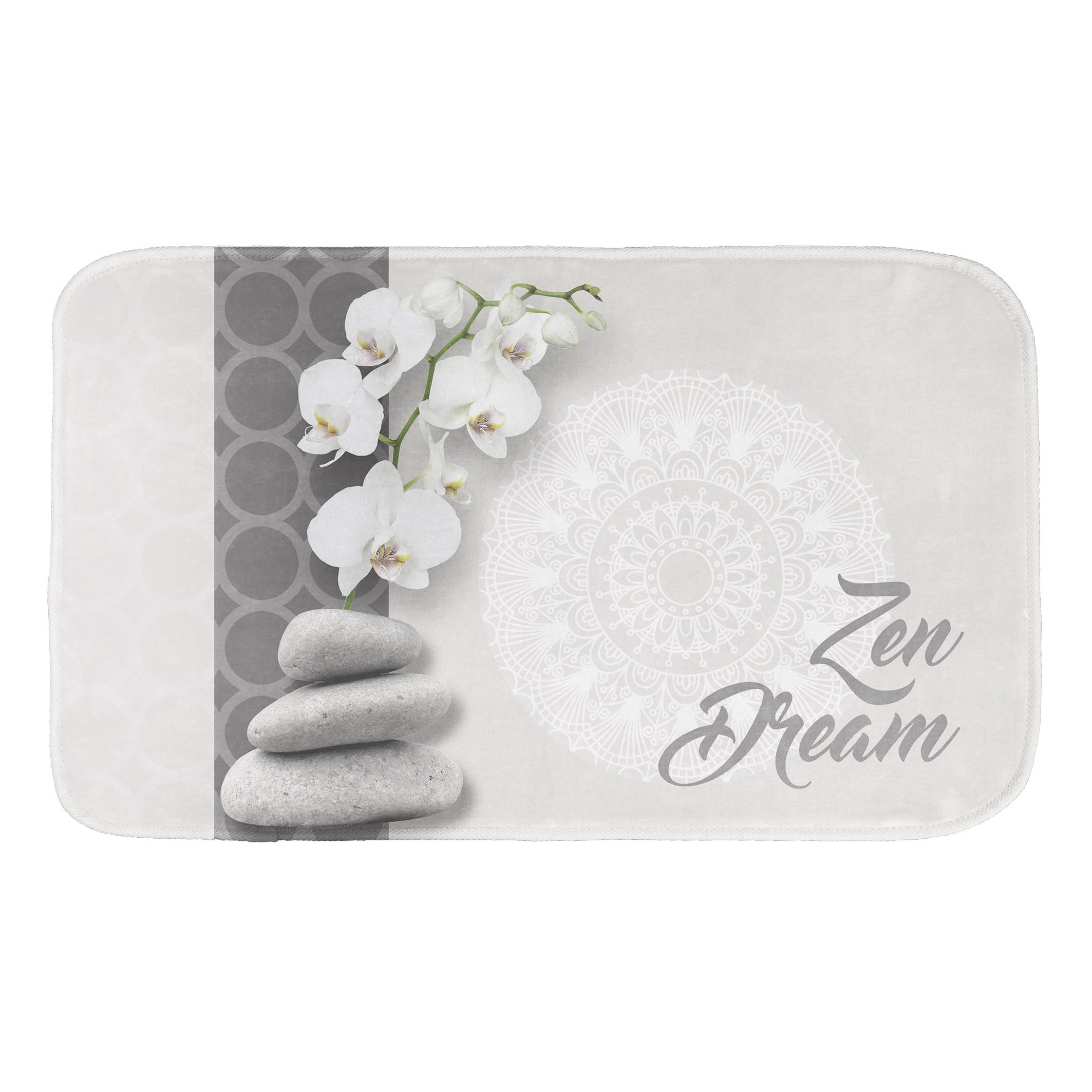 Tapis De Bain Cailloux Beige Tapis Salle De Bain Doux Confortable