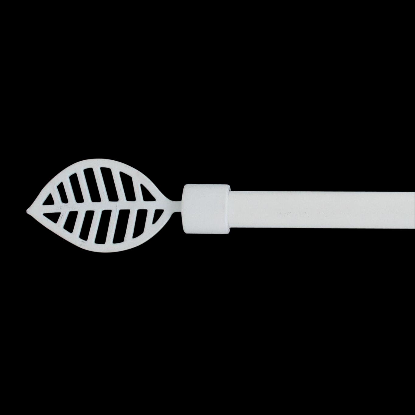 Set completo bastone tenda regolabile (L210 - L380 cm / Ø28 mm) Gaïa Nero -  Accessori, bastoni tenda - Eminza