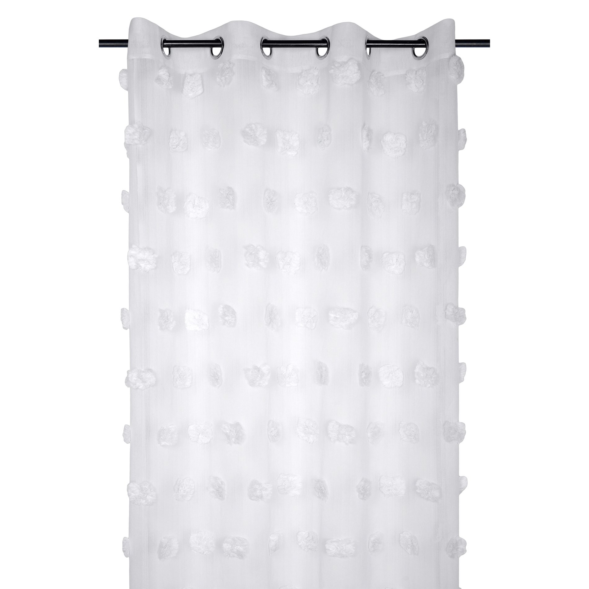 Tenda trasparente (140 x 260 cm) Pompinou Bianco - Tende/Tende
